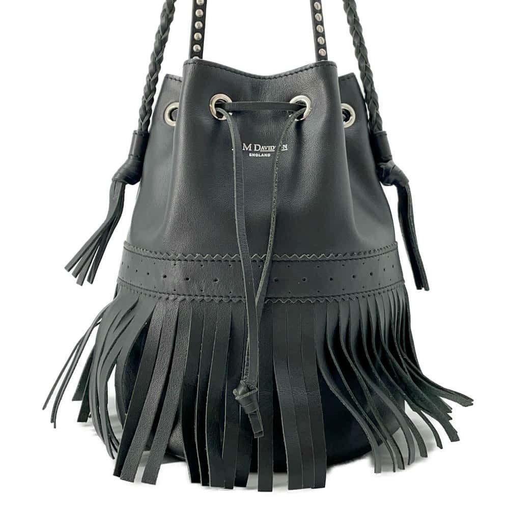 JM Davidson Carnival Fringe Black Bag